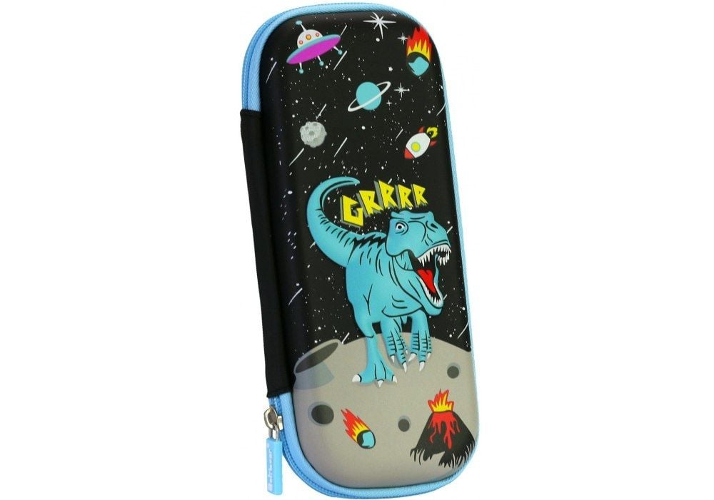 Пенал з тисненням, 1 відділення B-8614-black