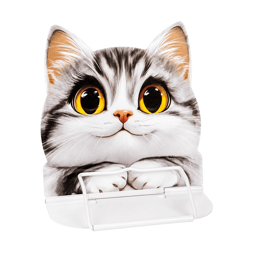 Підставка для книг металева 23*16,5см "Котик" DWL-2505