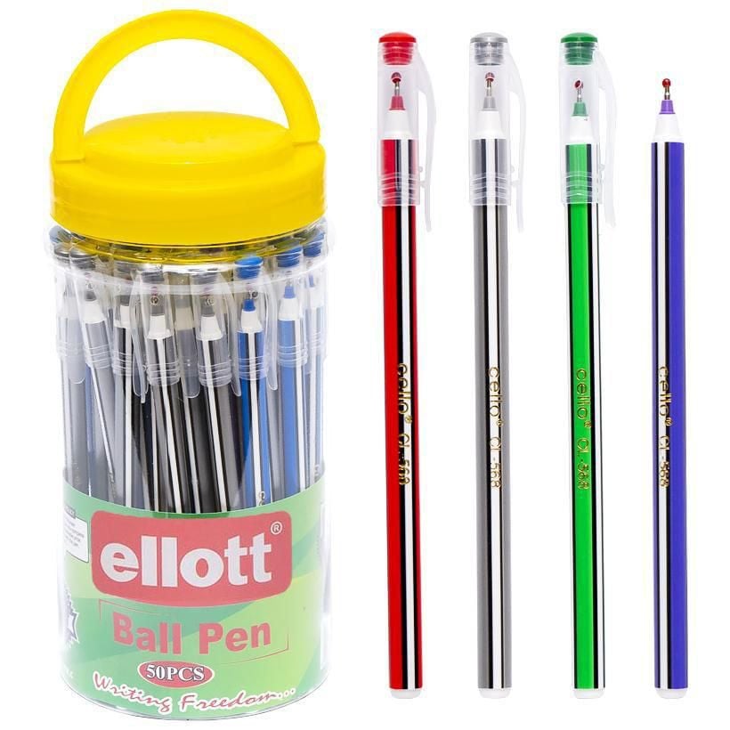 Ручка масляна 0,7мм "Ellott"   синя CL568-50