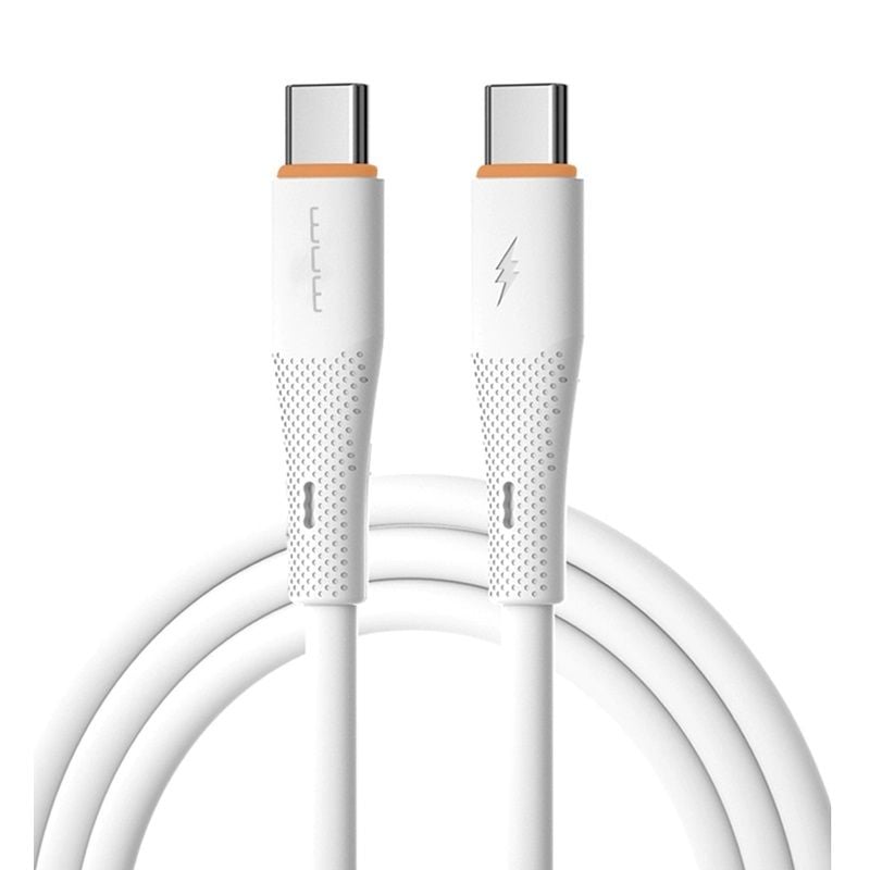 Кабель WUW-X225 Type-C to Type-C PD 65W white