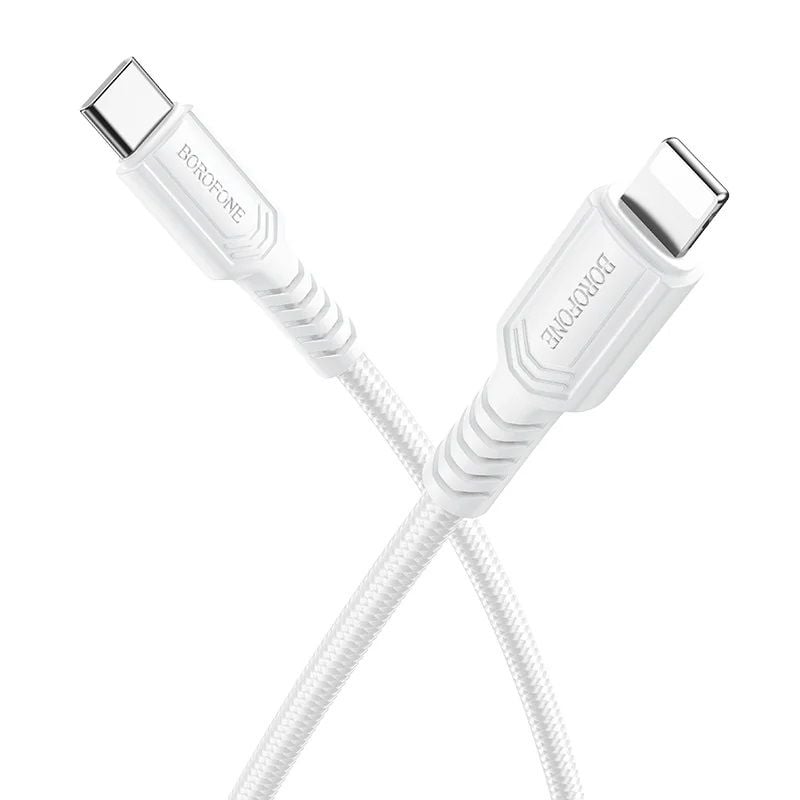 Кабель BOROFONE BX116 Certain PD charging data cable iP White