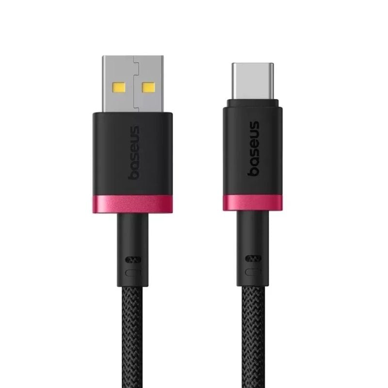 Кабель Baseus Dura Series Fast Charging Cable USB to Type-C 60W 2m Red+Black P10377802U01-03