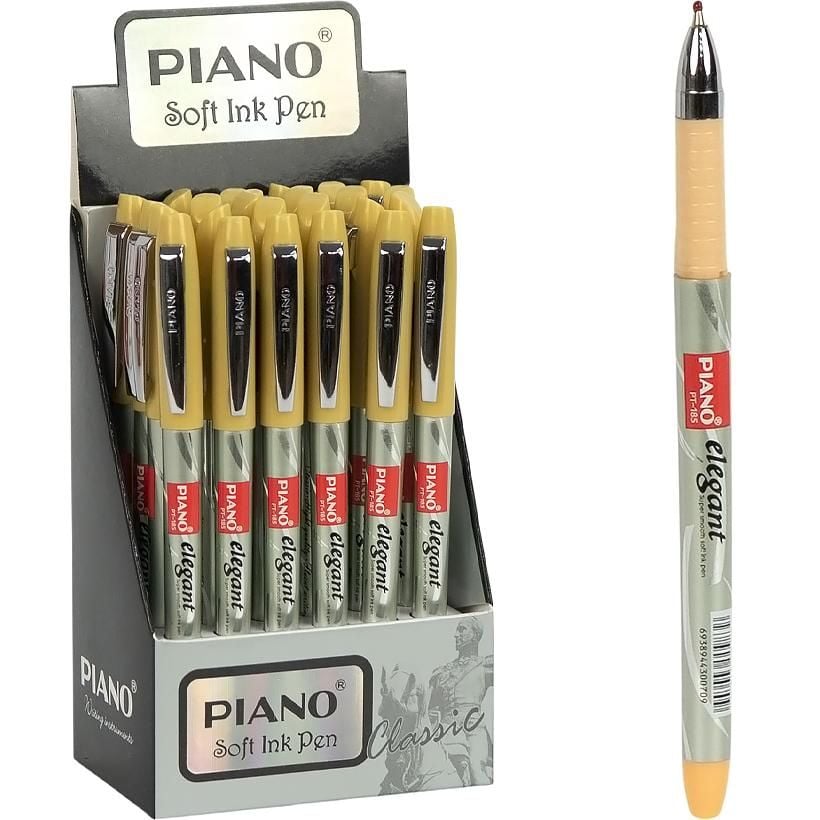 Ручка масляна 0,7мм Elegant PIANO PT-185 синя PT-185