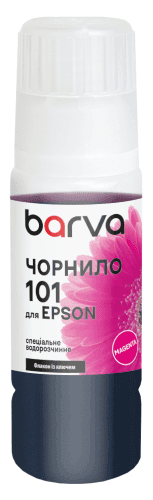 Чорнило для Epson 101 M спеціальне 70 мл, OneKey, водорозчинне, пурпурове Barva (E101-600e)