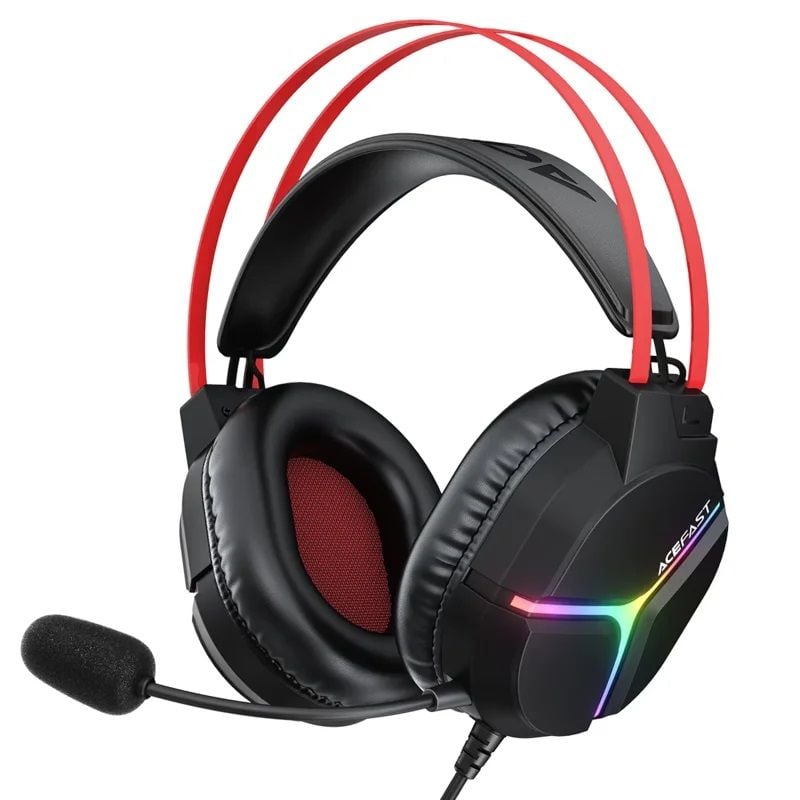 Навушники ігрові Acefast H16 gaming wired headset black