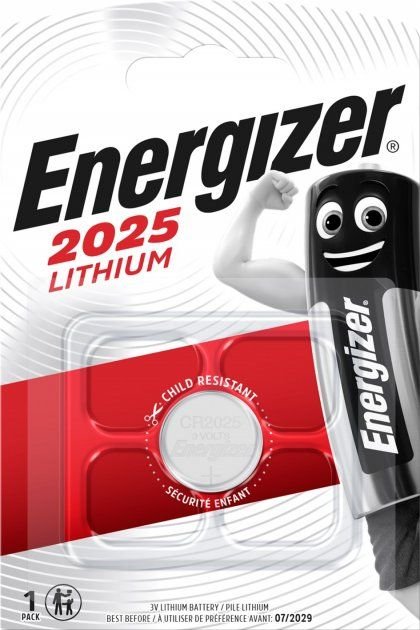 БАТАРЕЙКА Energizer Baze Lithium CR 2025