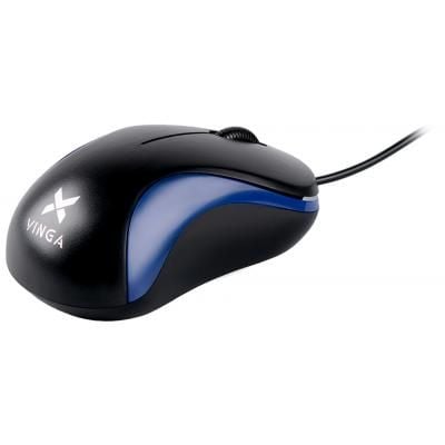 Мишка USB Vinga MS-882 black - blue