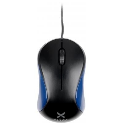 Мишка USB Vinga MS-882 black - blue