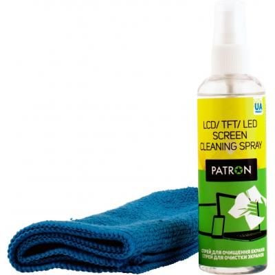 Спрей PATRON Screen spray for TFT/LCD/LED 100мл + мікрофібра 30 * 30см F3-017