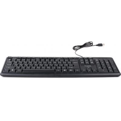 Клавіатура USB Vinga KB110BK мембранна,чорна