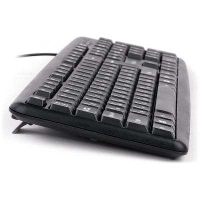 Клавіатура USB Vinga KB110BK мембранна,чорна