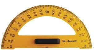 Транспортир для дошки "YES" 370275 з ручкою пластик