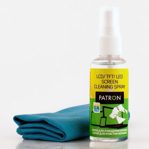 Спрей PATRON Screen spray for TFT/LCD/LED 50мл мікрофібра 20 х 20 см F3-015