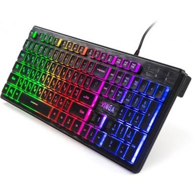 Клавіатура  USB Vinga KB410 black