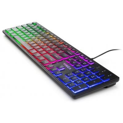 Клавіатура  USB Vinga KB410 black