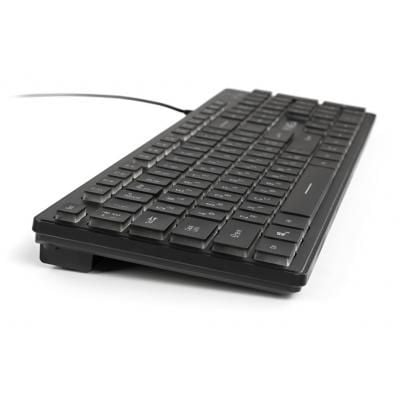 Клавіатура  USB Vinga KB410 black