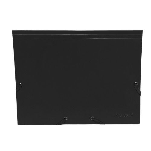 Папка пластикова на гумках А4 чорна H-Tone JJ40941-black