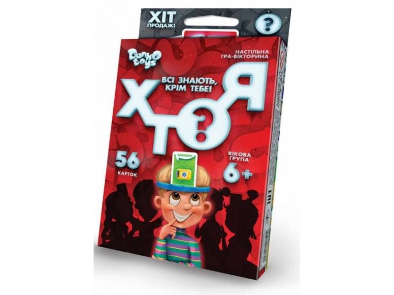 Гра розважальна Danko Toys міні ХТО Я?