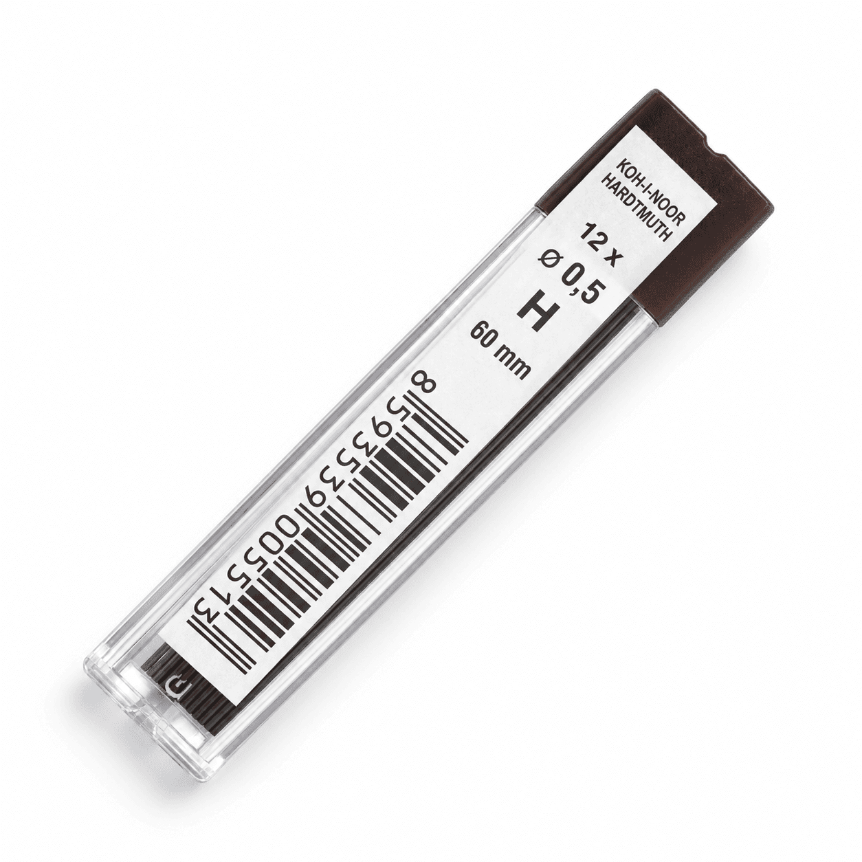 Грифелі до механічного олівця Koh-i-Noor H 0.5 мм 12 шт 4152.H