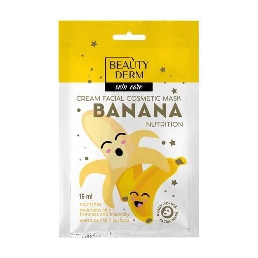BEAUTYDERM Маска для обличчя "Банан Живлення" 15мл 55025