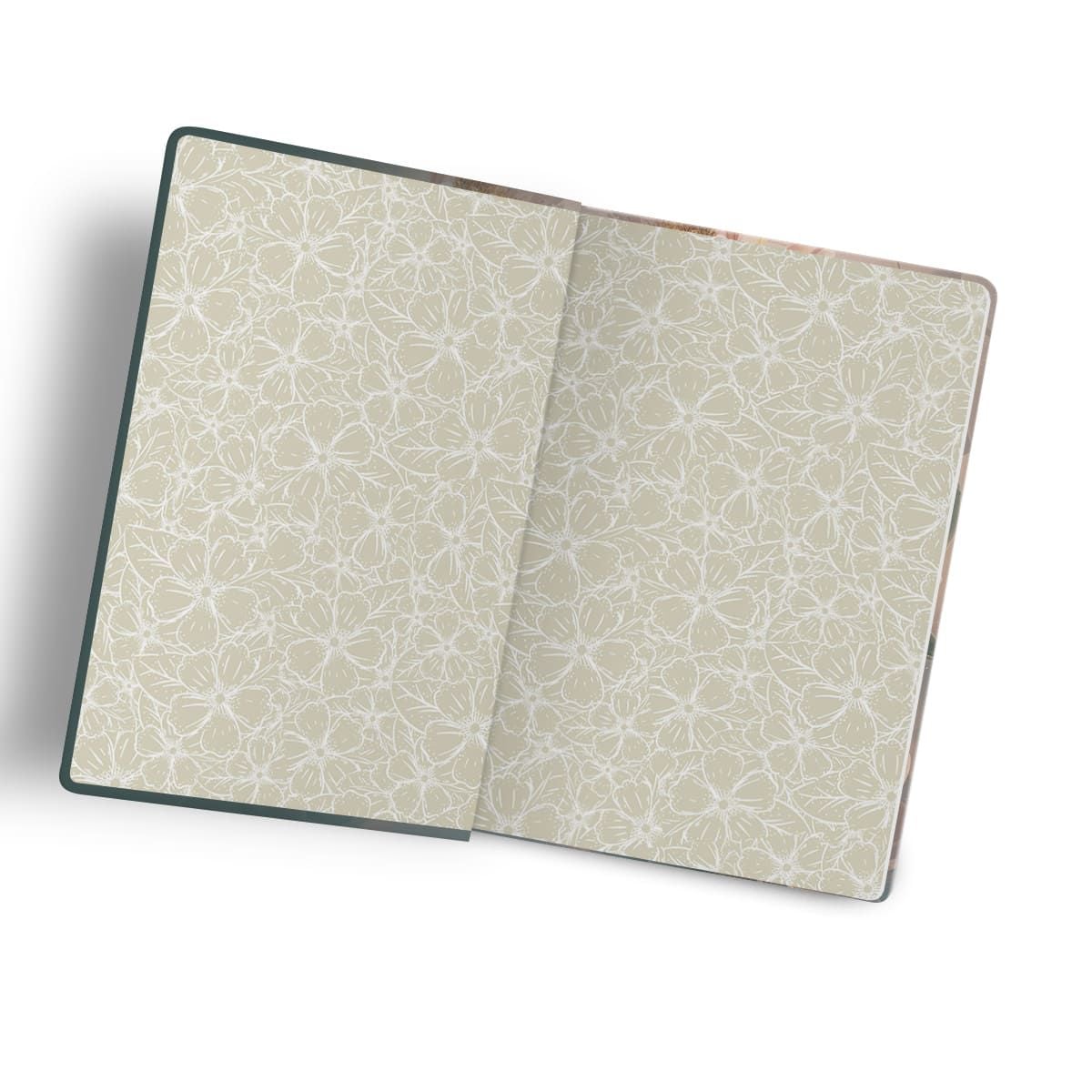 Блокнот АРКУШ PRESTIGE кл В5 96арк софт тач ламінування УФ лак тиснення Ніжні квіти 1В3186