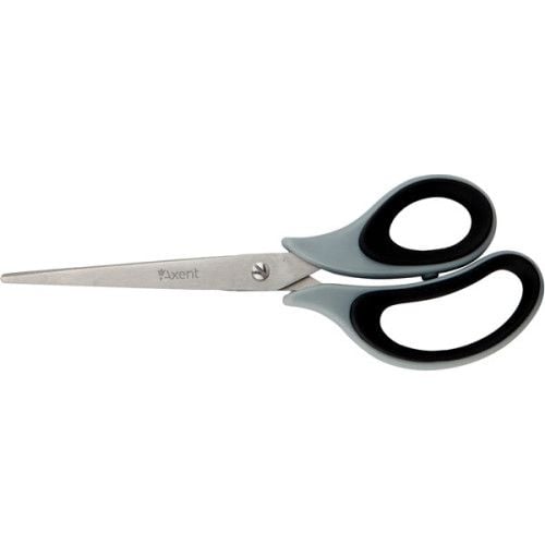 Ножиці офісні Axent Duoton Soft 21 см Сіро-чорні (6102-01-A)