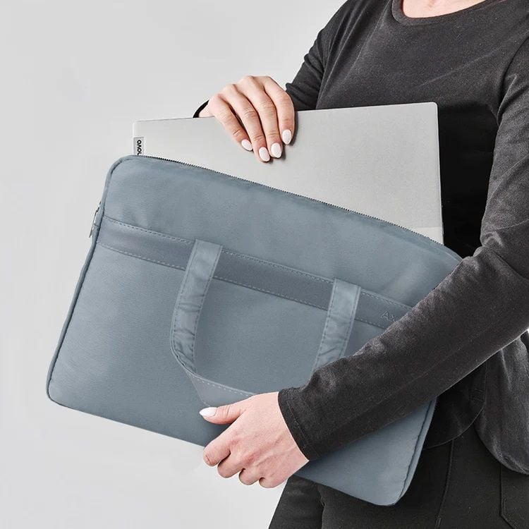 Сумка для документів текстильна А4,"Axent" 1 відділення,сіра (1631-02-A)