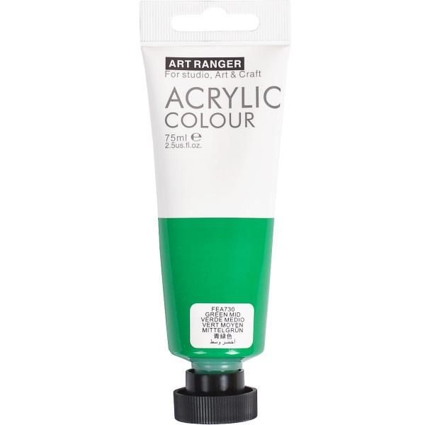 Фарба "Art Ranger" Acrylic 730 "Green Mid" 75 мл