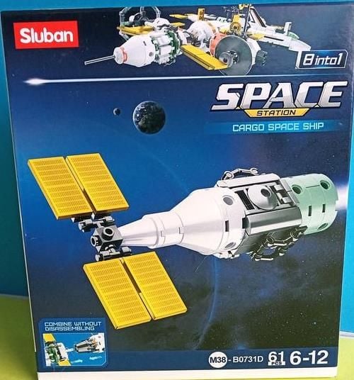 Конструктор Sulban Космічний транспорт (Cargo Space Ship) 61 дет. M38-B0731D