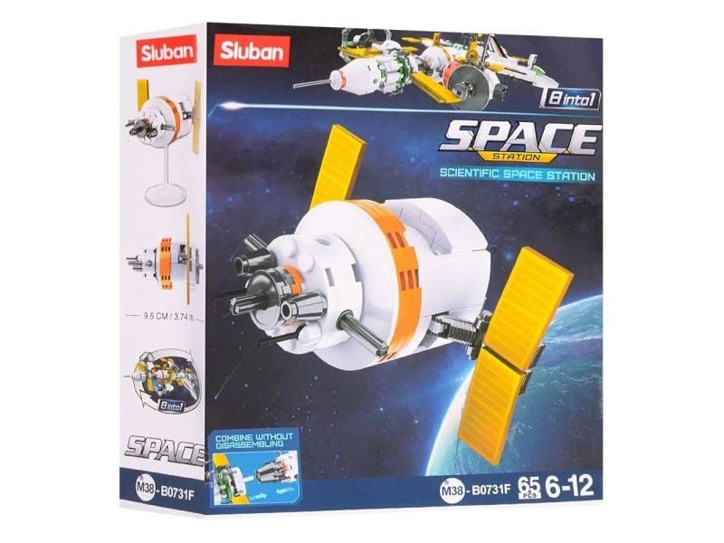 Конструктор Sulban Космічний транспорт (Scientific Space Station) 65 дет. M38-B0731F