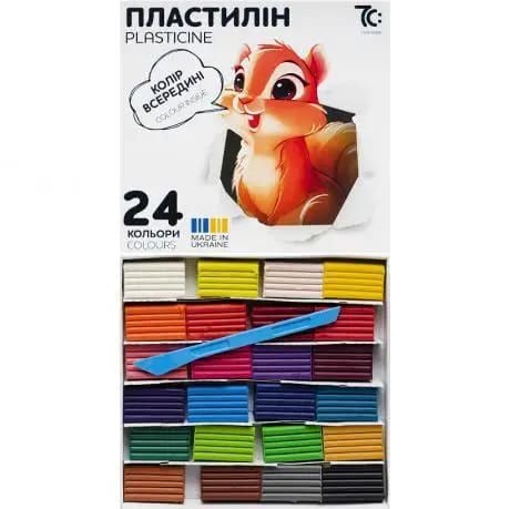 Пластилін Гама Н 7С 24кол 192г 7C32401