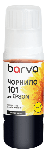 Чорнило для Epson 101 Y спеціальне 70 мл, OneKey, водорозчинне, жовте Barva E101-601e