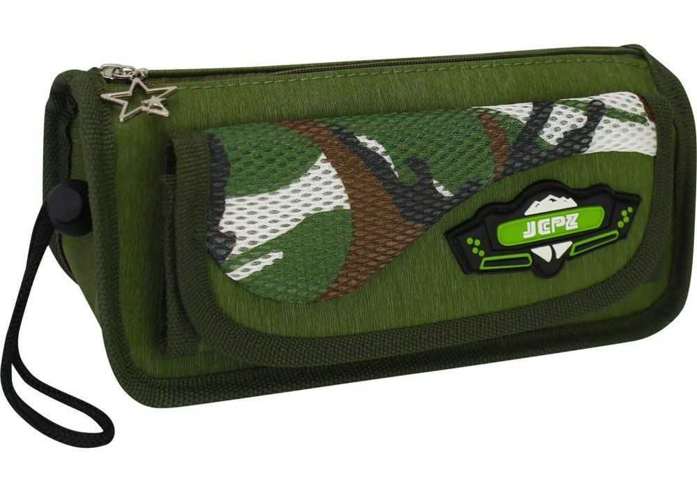 Пенал на 2 відділення J-2373-green