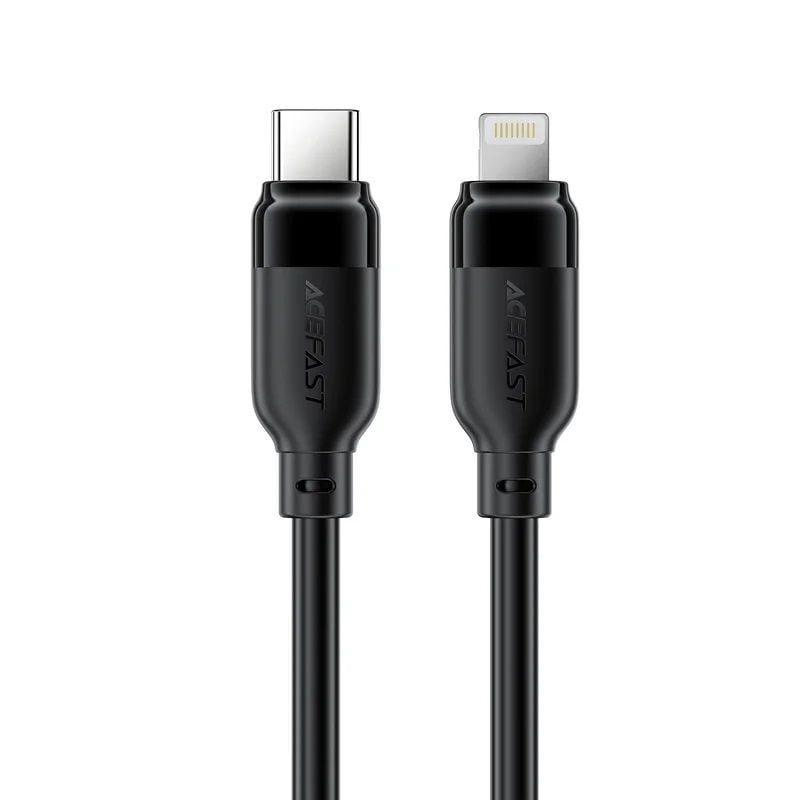 Кабель ACEFAST C16-05, USB to iP, 30W, 2m,TPU, TPU connectors, Black