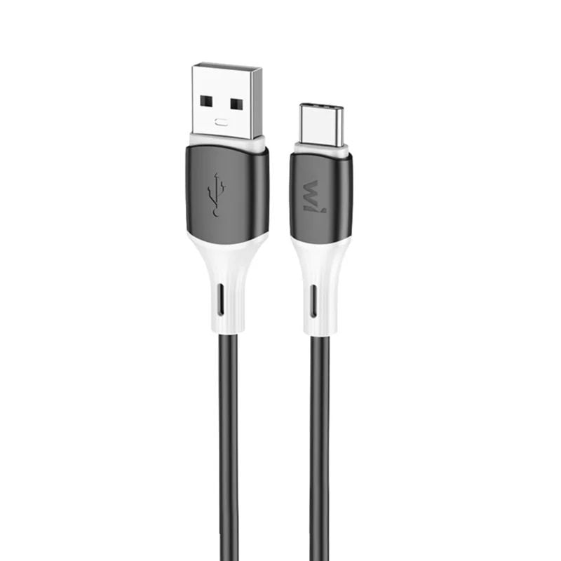 Кабель Wibrand Mamba Type-C silicone charging data cable 1m Black WI.DC/MA1B-UC