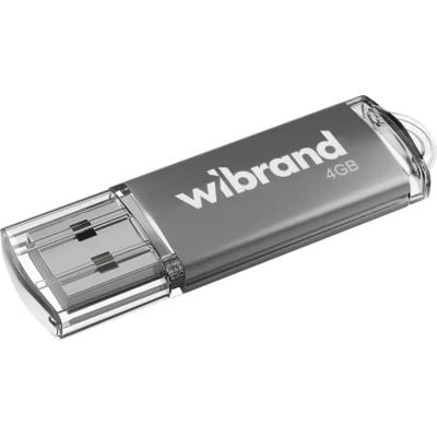 Флеш-накопичувач Flash Wibrand USB 2.0 Cougar 4Gb Silver WI2.0/CU4P1S