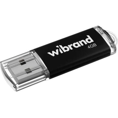 Флеш-накопичувач Flash Wibrand USB 2.0 Cougar 4Gb Black WI2.0/CU4P1B