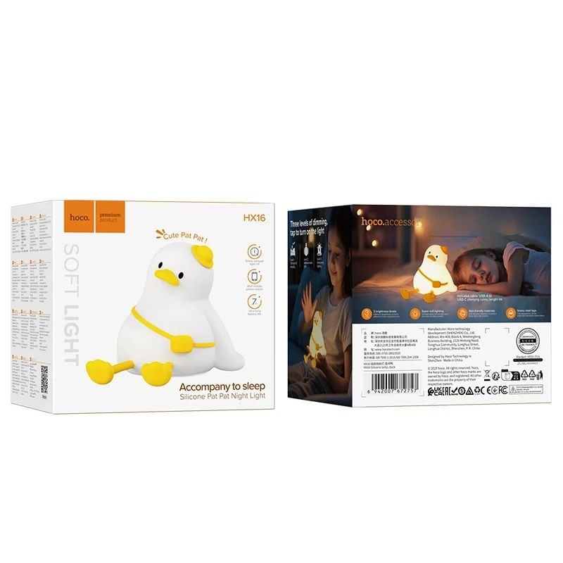 Світильник Hoco HX16 2W/ 1200 mAh Silicone lamp Duck