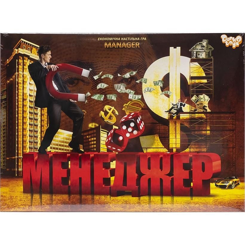 Настільна економічна гра "Менеджер" 5+ укр. DTG28-U