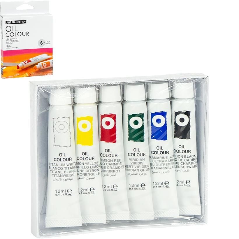 Фарби олійні 6 кольорів по 12мл "Art Ranger" Oil Colour