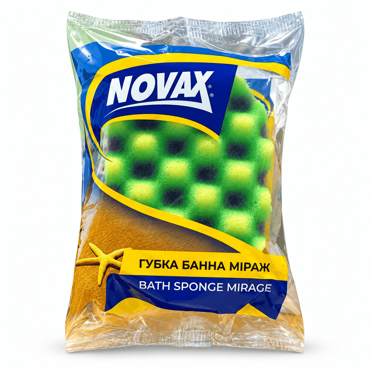 Губка банна Novax Mirage