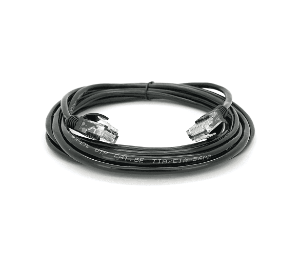 Патч-корд литий RITAR, CCA, UTP, RJ45, Cat.5e, 3m, чорний Q400 07510