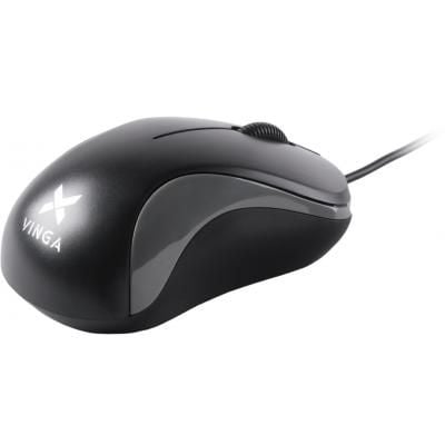 Мишка USB Vinga MS-882 black - gray